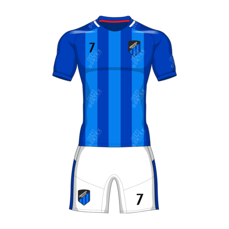 Striped Team Soccer Uniform Kit