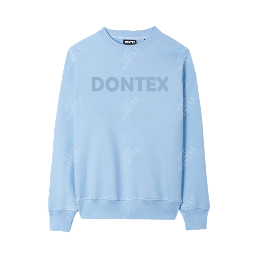 Blue Color Ribbed Sweatshirts