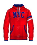 NYC Fleece Hoodie With Kangaroo Pocket