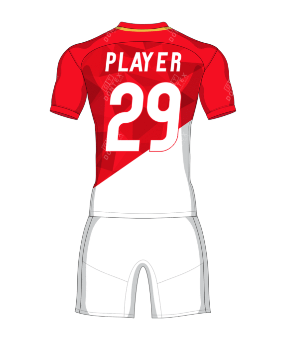 Elite Design of Soccer Uniform With Red & White Color Combination