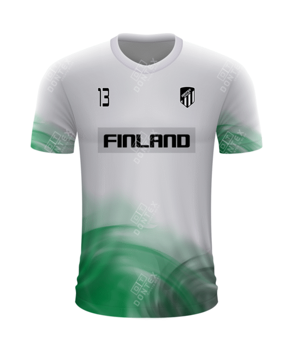 Finland Soccer Club Team Wear Soccer Jersey