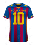 Elite Design With Striped Football Jersey