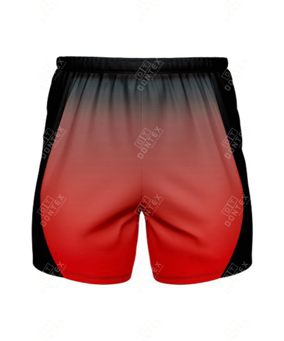 Red & Black Color Tone Running Shorts For Professional