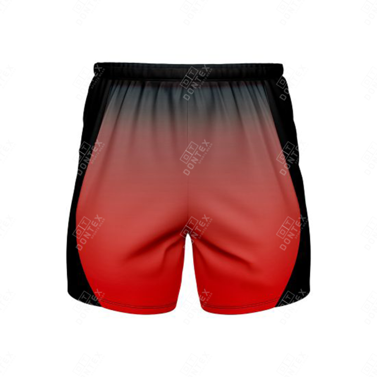 Red & Black Color Tone Running Shorts For Professional