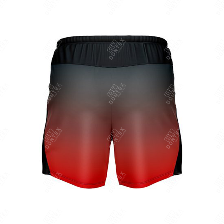 Red & Black Color Tone Running Shorts For Professional