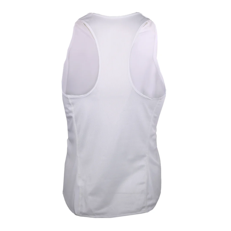 White In Color Tone Running Tank Top