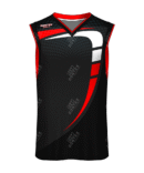 Tri Tone Striped Basketball Jersey