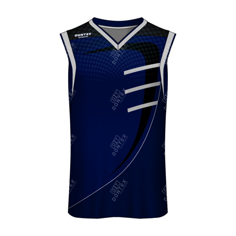 Tri Tone Striped Basketball Jersey
