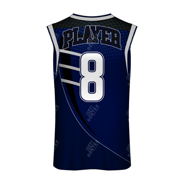 Tri Tone Striped Basketball Jersey