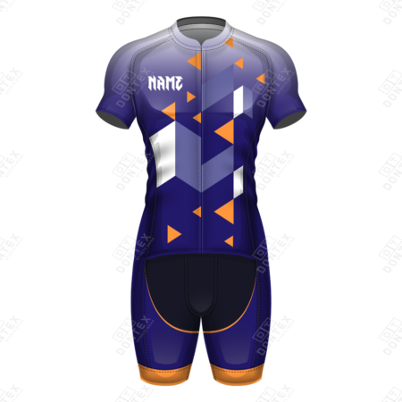 Short Sleeve Triathlon Suites With Customized Design & Color Tone