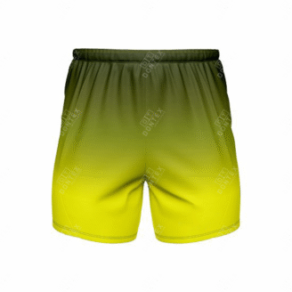 Dontex Pro-Line Men’s Running Shorts – Olive & Yellow Gradient