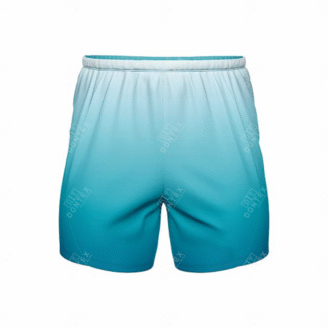 Dontex Pro-Line Men’s Running Shorts – Cyan Gradient Fade