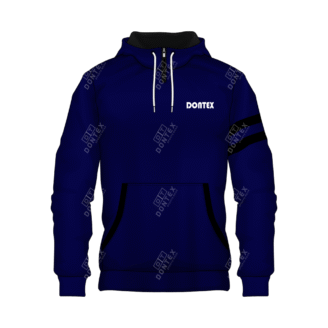 Dontex Midnight-Vector Quarter-Zip Fleece Hoodie