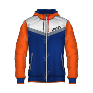 Dontex Horizon-Pulse Full-Zip Fleece Hoodie