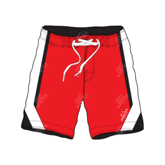 Dontex Tri-Tone Geometric Sublimated Casual Shorts