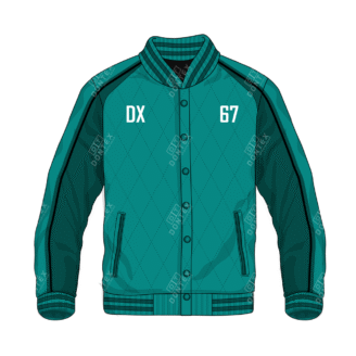 Dontex Emerald-Shift Heritage Varsity Jacket