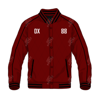 Dontex Crimson-Titan Pro-Series Varsity Jacket