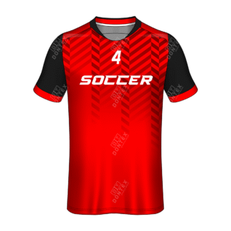 Dontex Crimson-Chevron Pro-Performance Elite Soccer Jersey