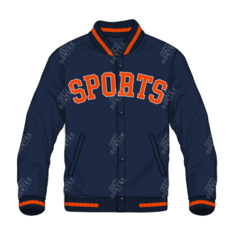 Dontex Midnight-Blaze Legacy Varsity Jacket