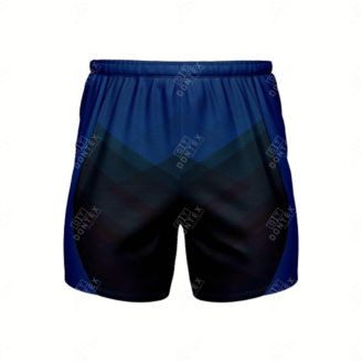 Performance Training Shorts – Blue Geometric Chevron